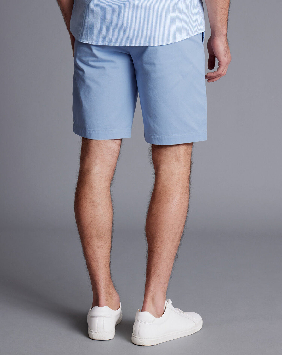 Cornflower Blue Cotton Short