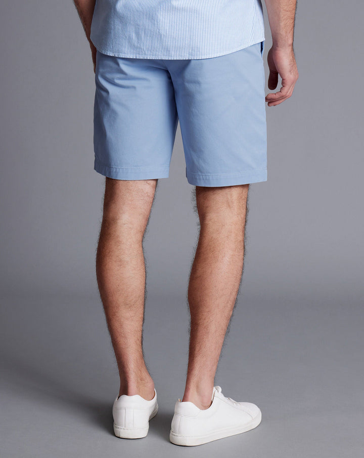 Cornflower Blue Cotton Short