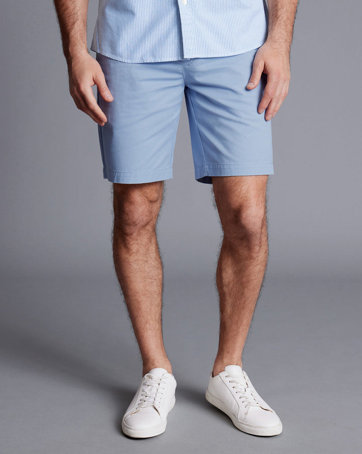 Cornflower Blue Cotton Short