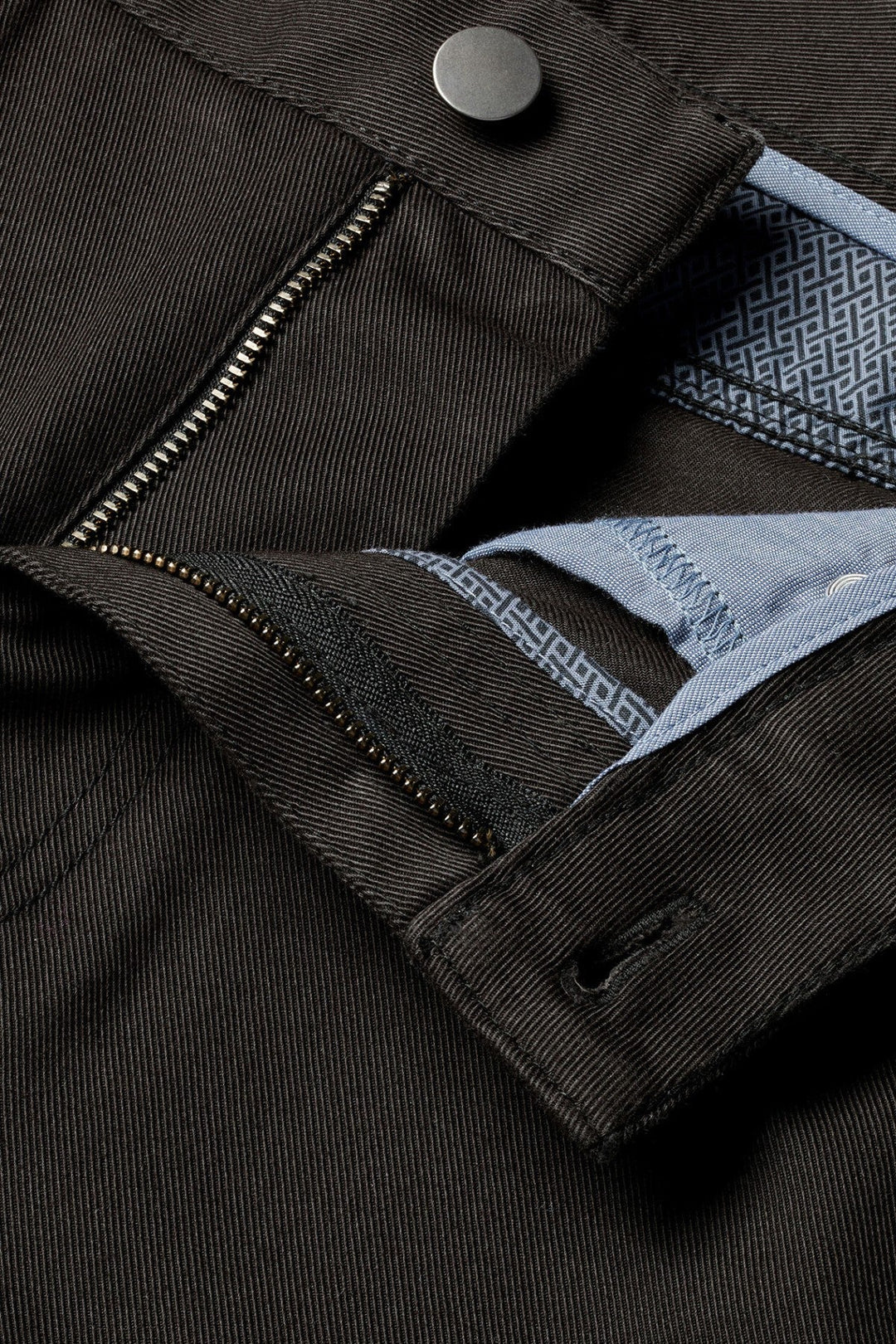 Black Twill Slim Fit 5 Pocket Jeans