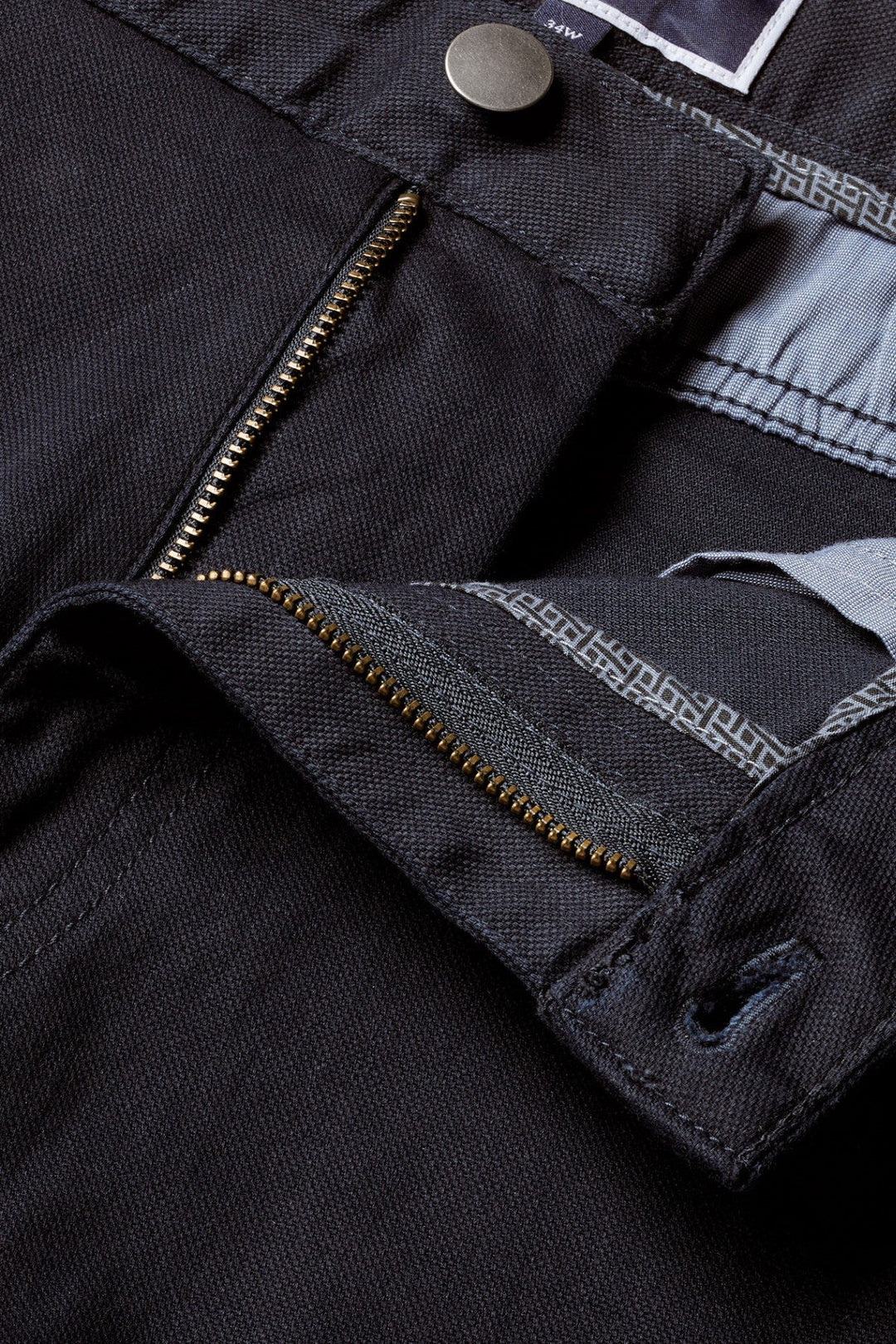 Dark Navy Twill Slim Fit 5 Pocket Jeans