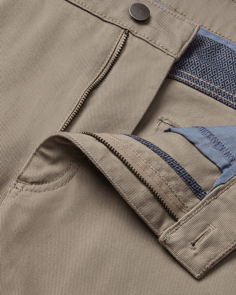 Charles Tyrwhitt Men Cotton Jeans TRJ0036 (Mocha)