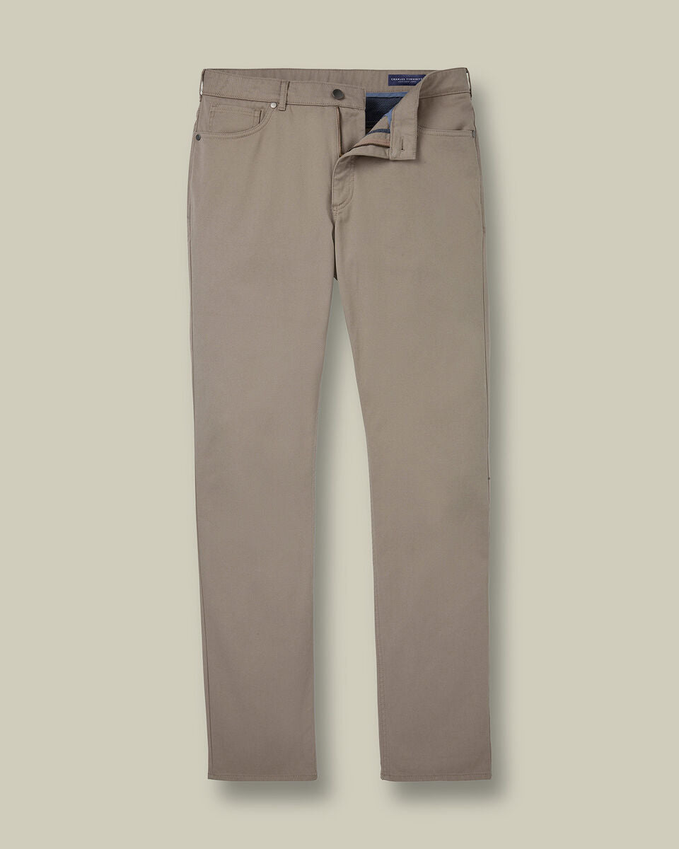 Charles Tyrwhitt Men Cotton Jeans TRJ0036 (Mocha)