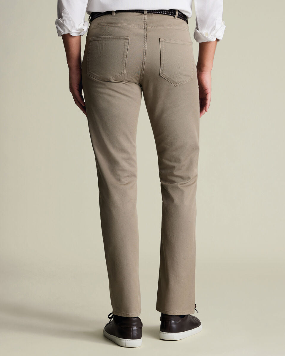 Charles Tyrwhitt Men Cotton Jeans TRJ0036 (Mocha)