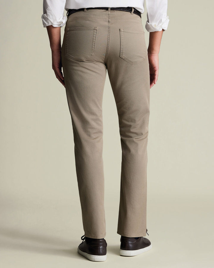 Charles Tyrwhitt Men Cotton Jeans TRJ0036 (Mocha)