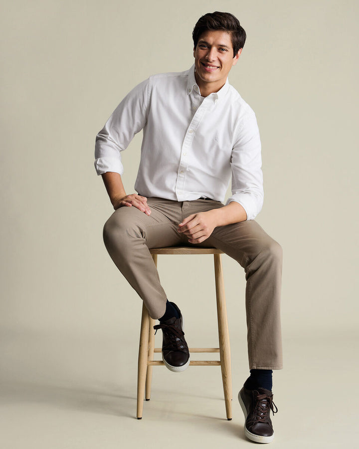 Charles Tyrwhitt Men Cotton Jeans TRJ0036 (Mocha)