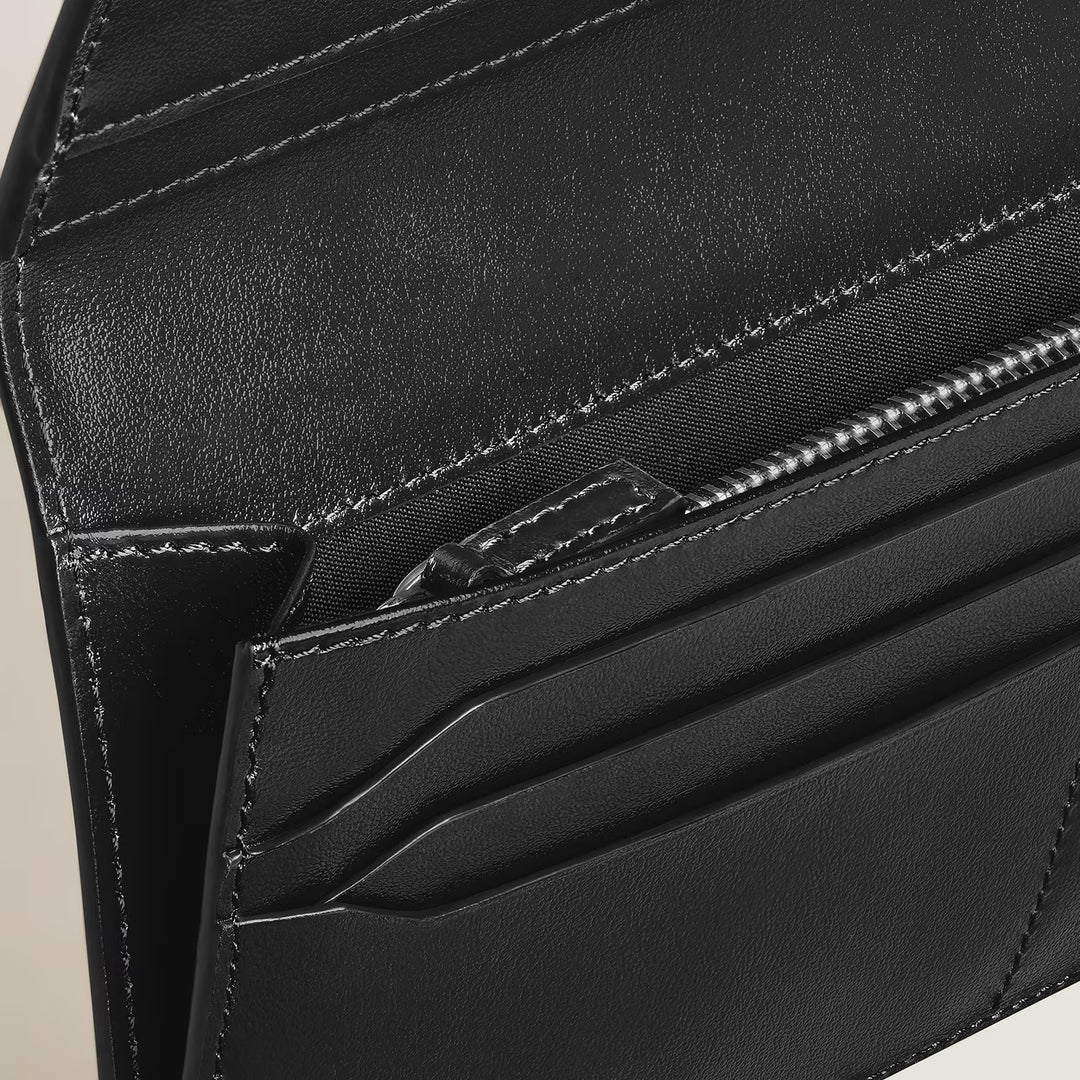 Sartorial wallet 14cc with zipped pocket MB220387