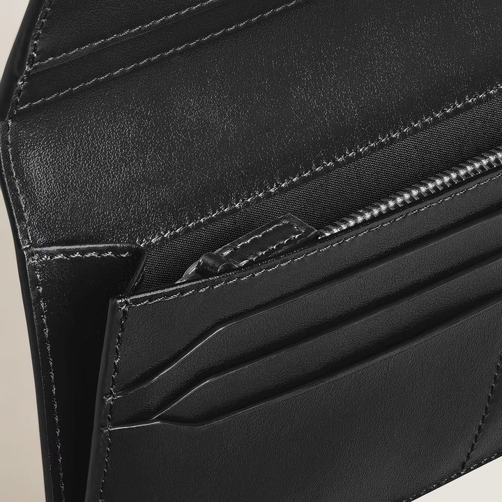 Sartorial wallet 14cc with zipped pocket MB220387
