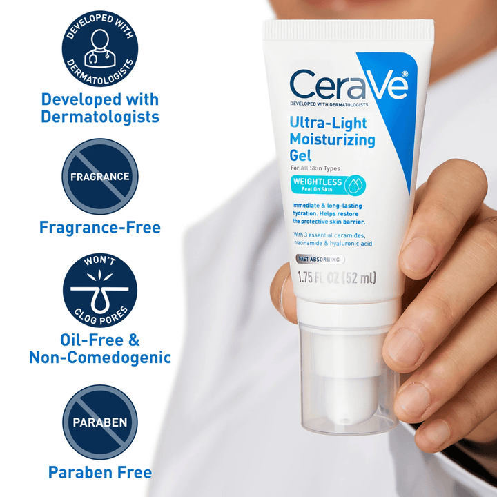 CeraVe Ultra-Light Moisturizing Gel For All Skin Types 52ml