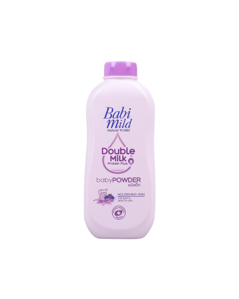 Babi Mild Baby Powder Double Milk Protein Plus With Beautimin C 350g