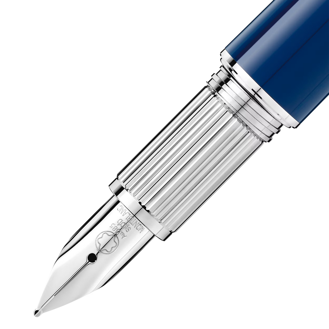 MB Starwalker Blue Planet Precious Resin Fountain Pen MB132439