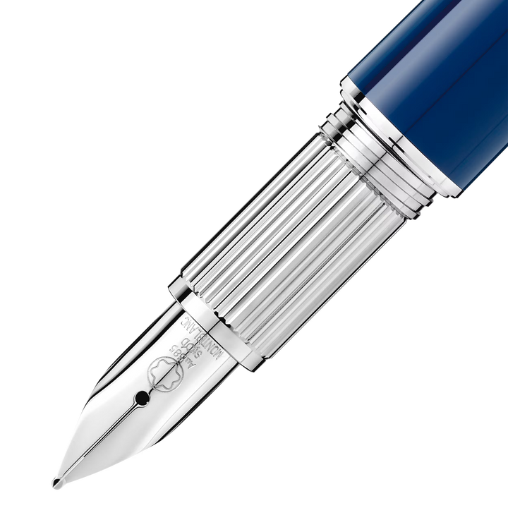 MB Starwalker Blue Planet Precious Resin Fountain Pen MB132439