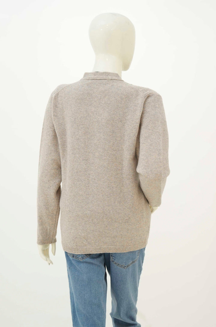 Oxford Ladies L/S Cardigan L-990 (Beige)