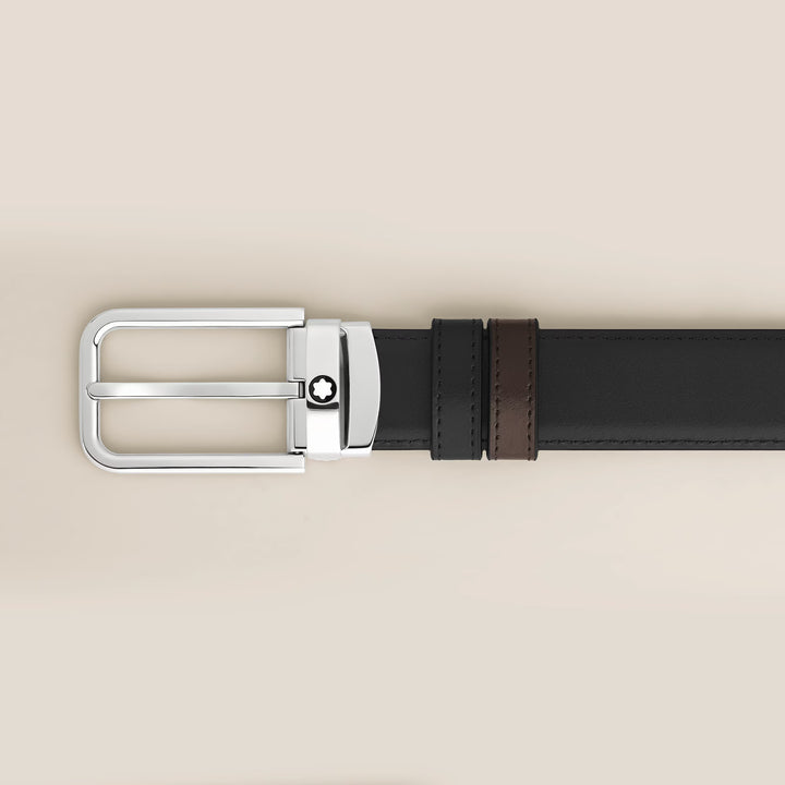 Montblanc 30mm Leather Reversible Belt MB223405