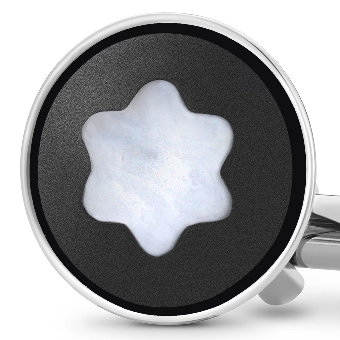 Cufflinks with Mother-of-Pearl Snowcap Emblem MB123810