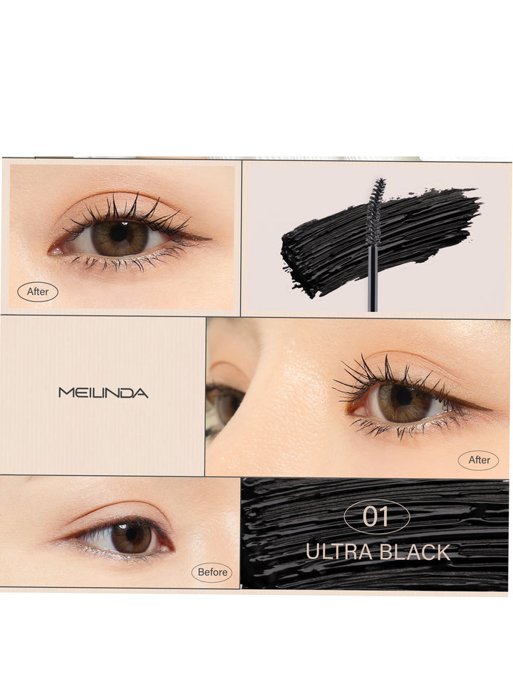 Meilinda Ultra Lift & Long Mascara 10Ml 01 Ultra Black (Thai)