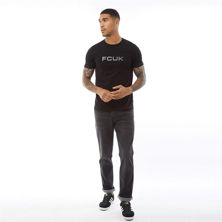 Fcuk Mens S/S R-N T-Shits 56ROU