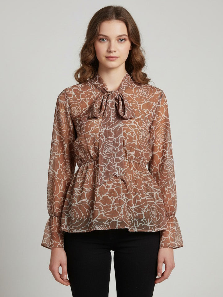 Nifty Ladies L/S Printed Tunic