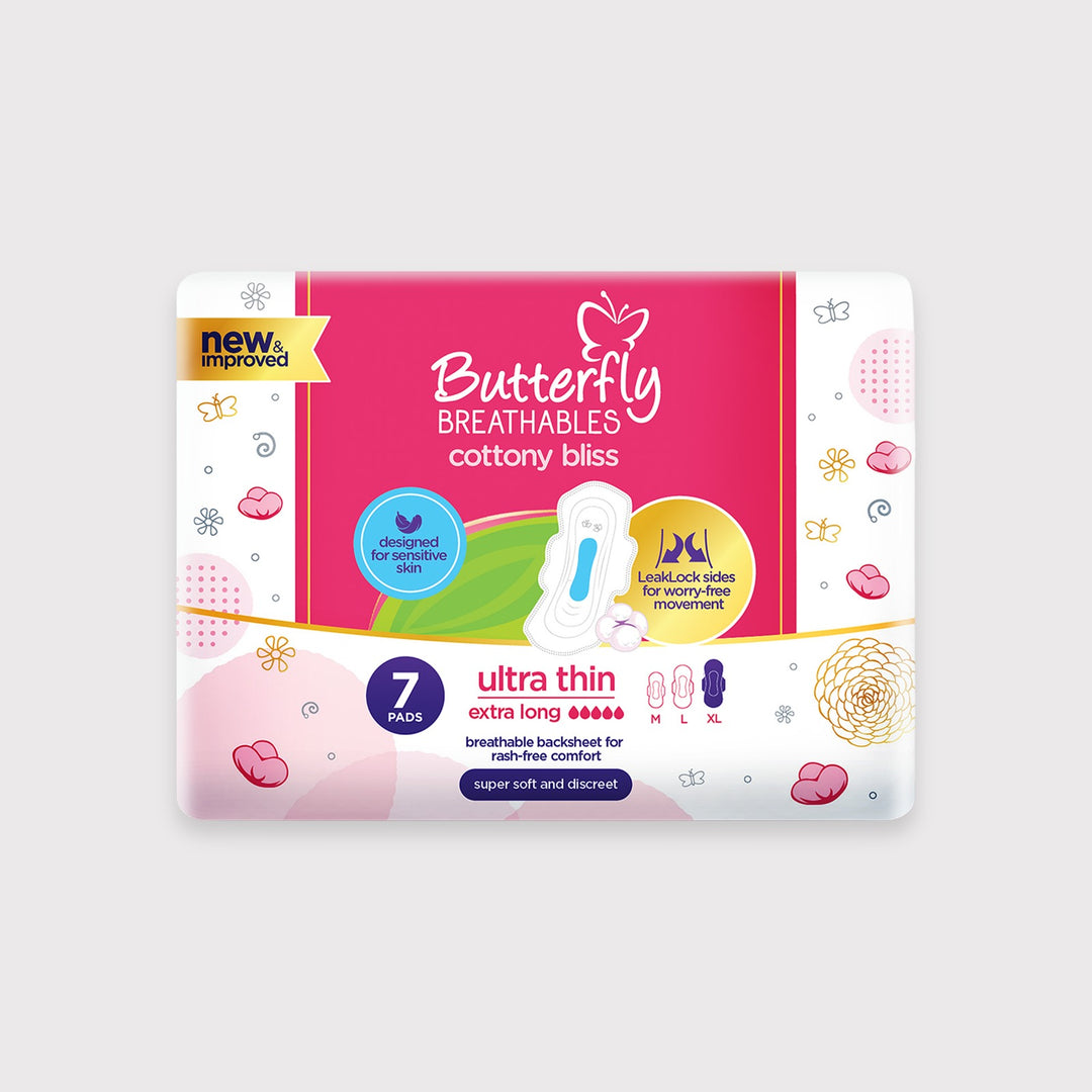 Butterfly Breathables Ultra Thin Cotton Top Sheet 7 Extra Large