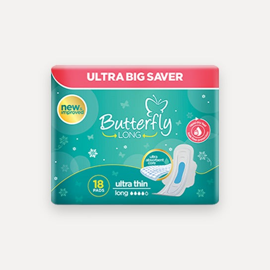 Butterfly Big Saver Long Individually Packed large 18 Ultra Napkins