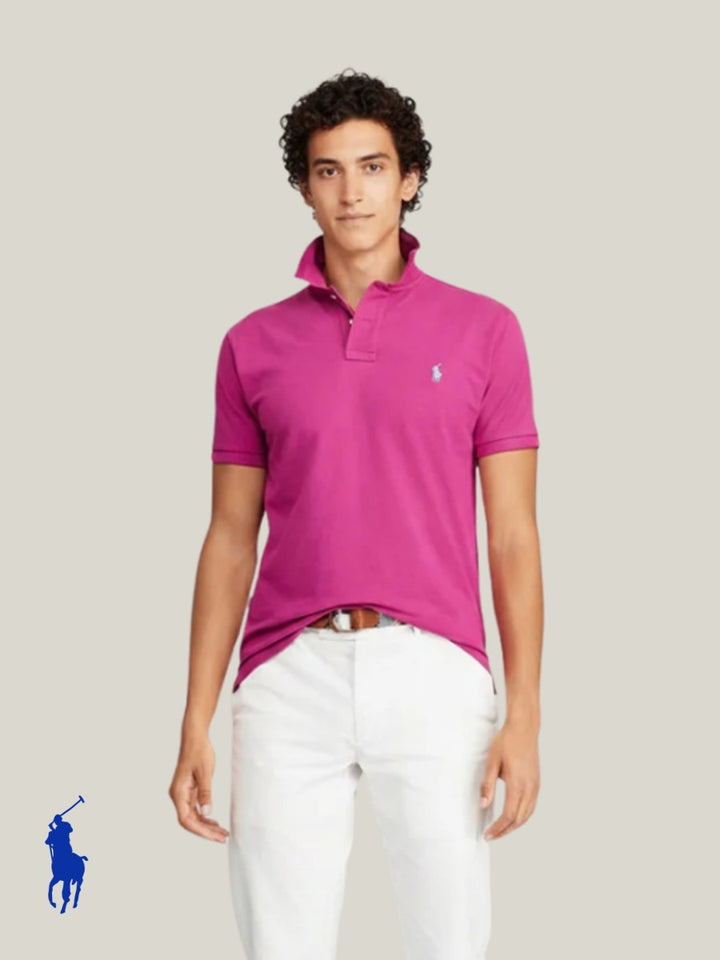 RL Mens S/S Small Pony Plain Polo 710680784079