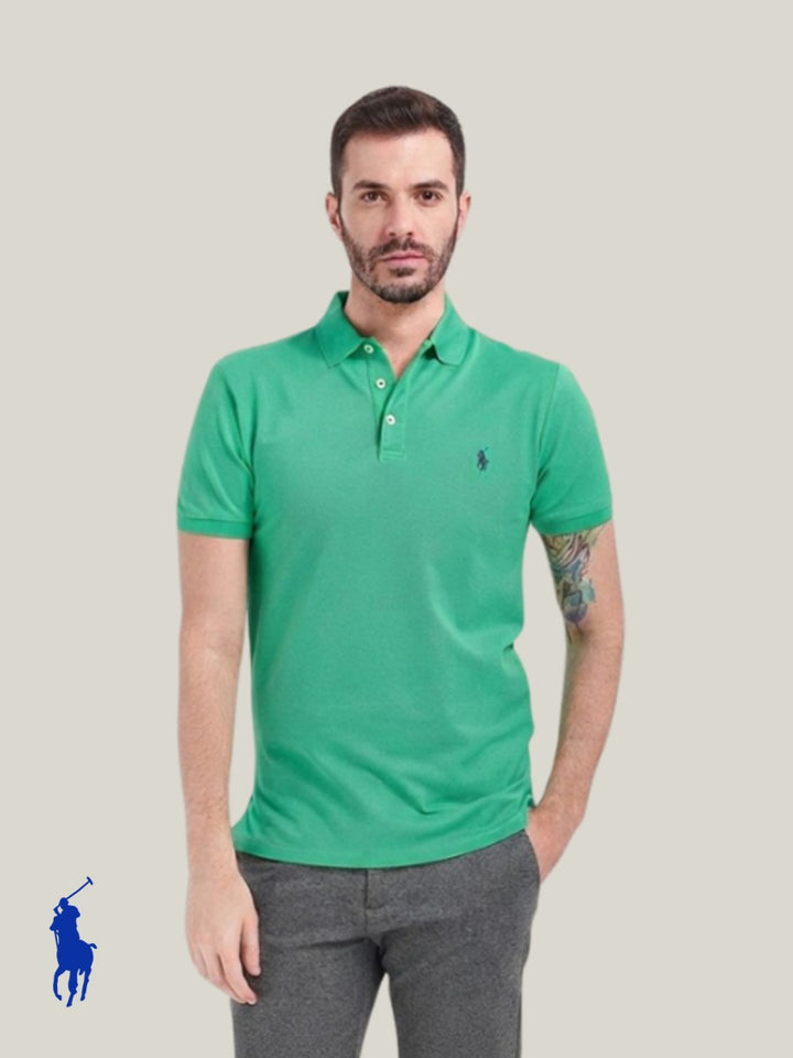 RL Mens S/S Small Pony Plain Polo 710541705134