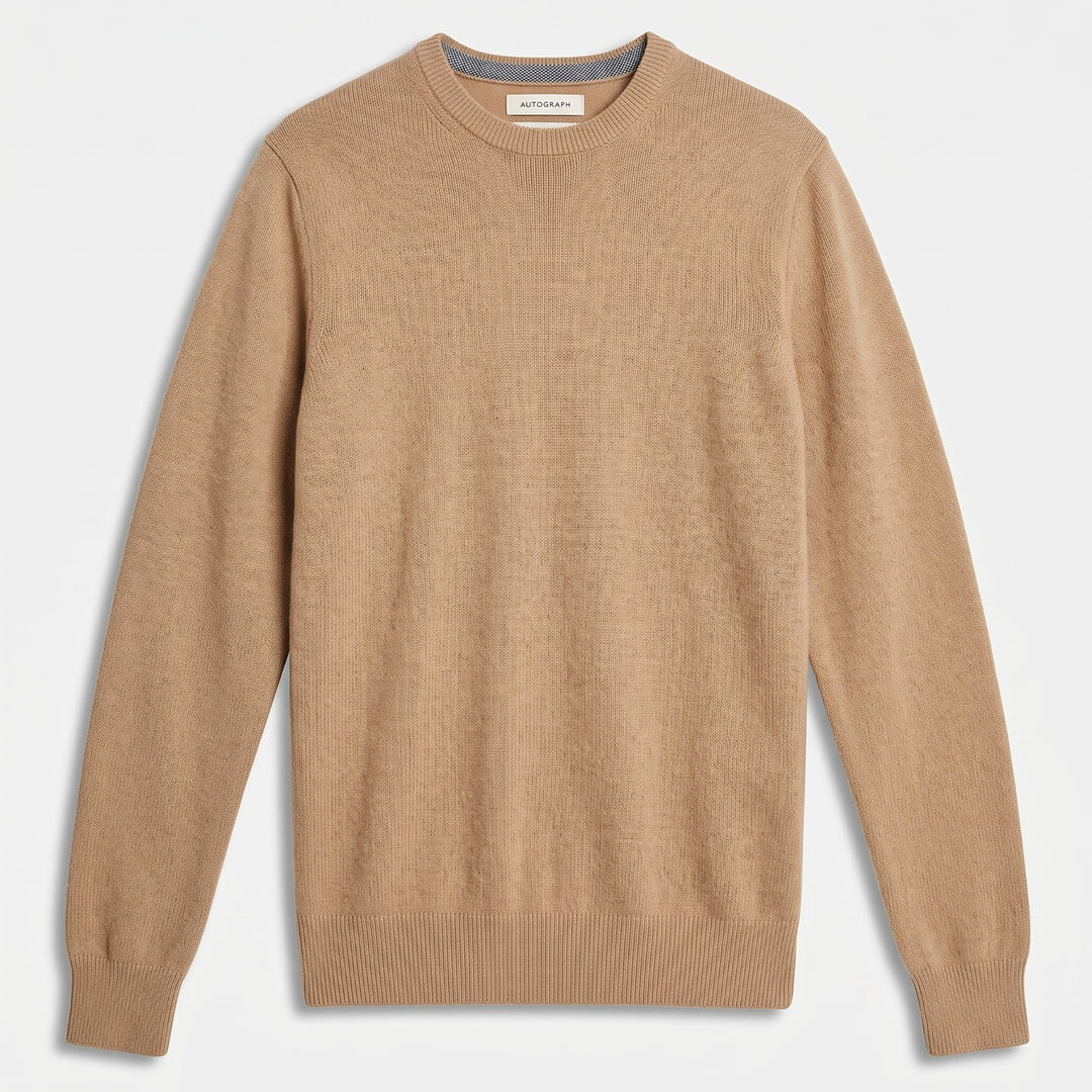 M&S Men L/S Pure Cashmere R-N Jersey T30/4101A