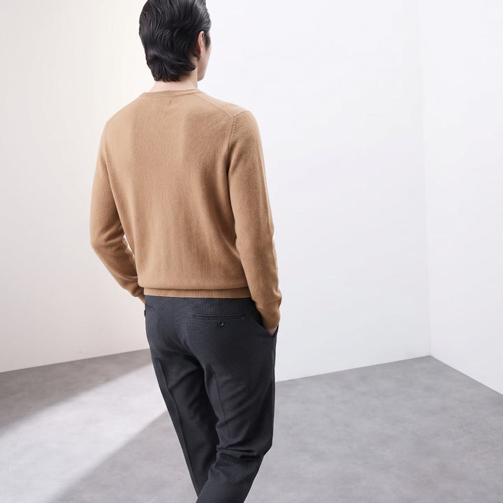 M&S Men L/S Pure Cashmere R-N Jersey T30/4101A