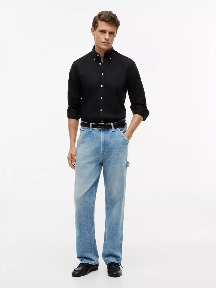 TH Men L/S Button Down Plain Shirt XM04090