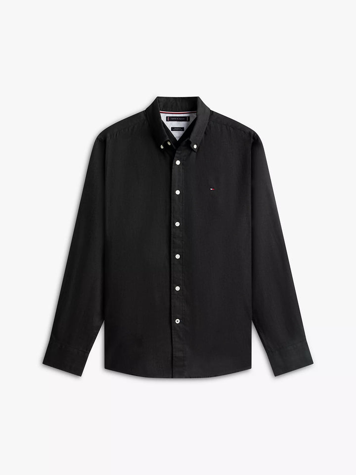 TH Men L/S Button Down Plain Shirt XM04090