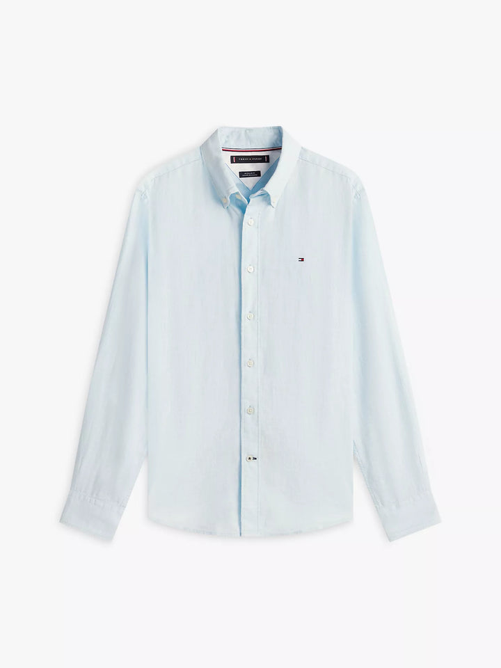 TH Men L/S Button Down Plain Shirt XM04090