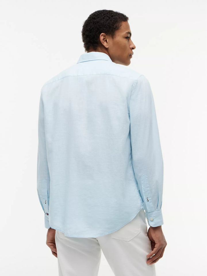 TH Men L/S Button Down Plain Shirt XM04090