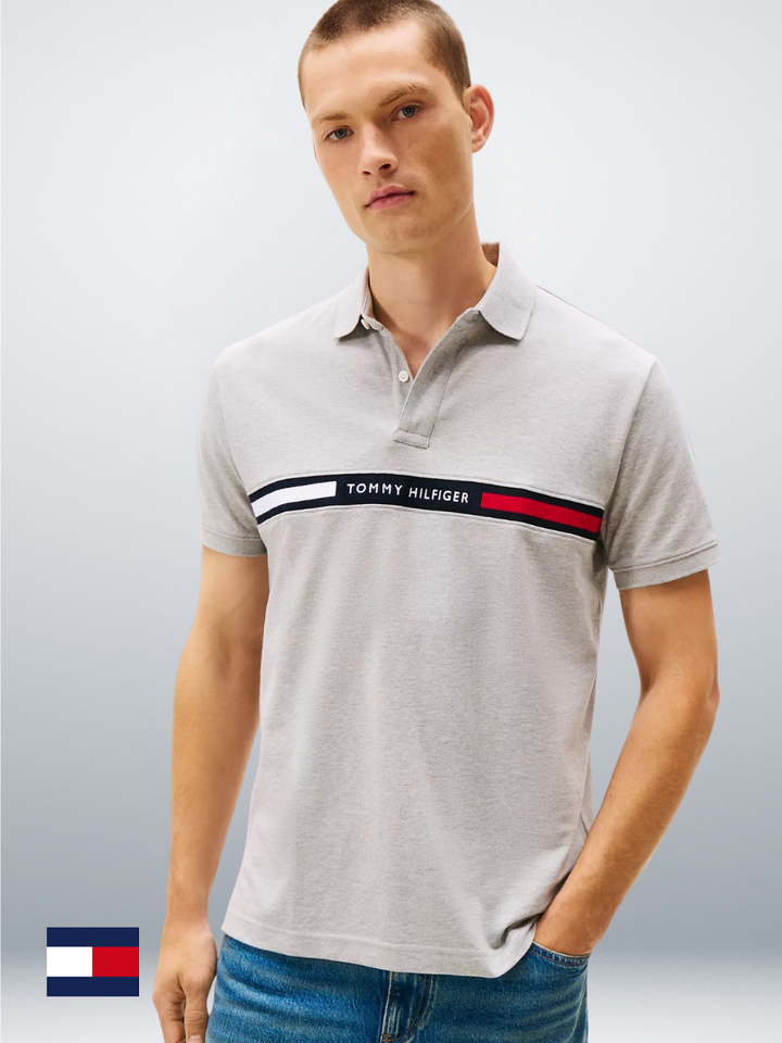TH Men S/S Printed Polo MT-XM04382