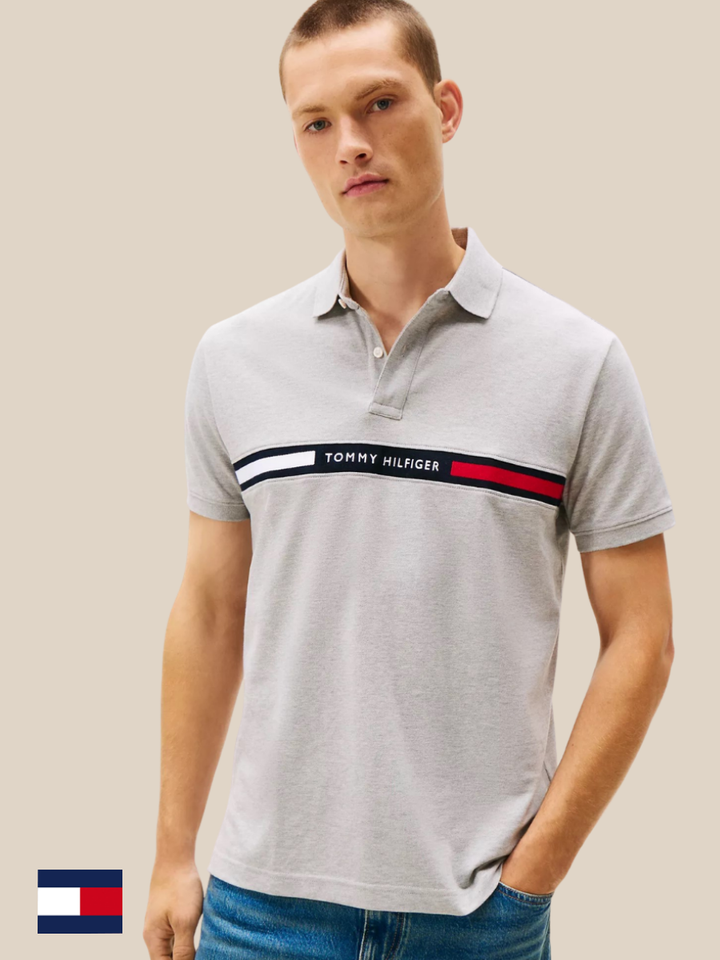 TH Men S/S Printed Polo MT-XM04382