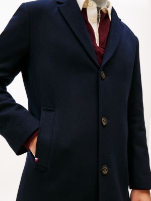 TH Men 3QTR Long Coat AT-SB-XM06111 (Navy)