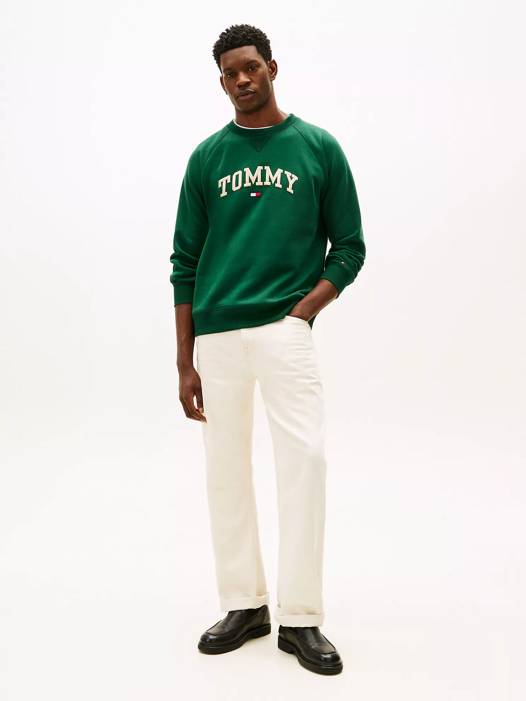 TH Men L/S Sweat Shirt AT-SB-XM06318 (Green)