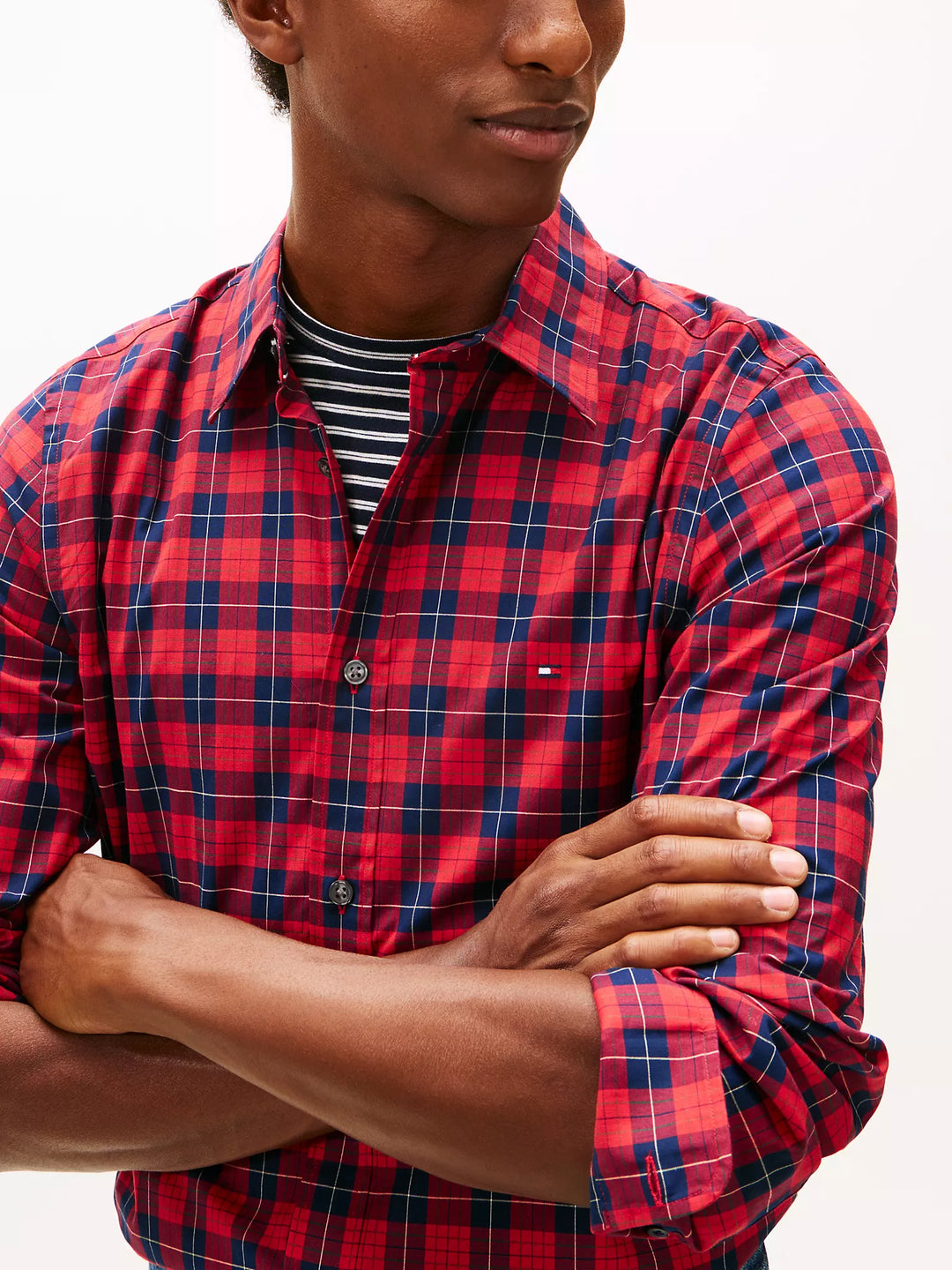 TH Men L/S Button Down Check Casual Shirt MT-XM06528