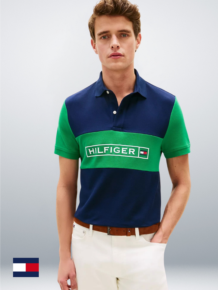 TH Men S/S Printed Polo MT-XM07333
