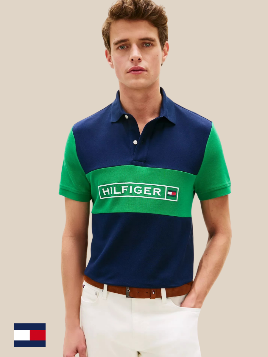 TH Men S/S Printed Polo MT-XM07333