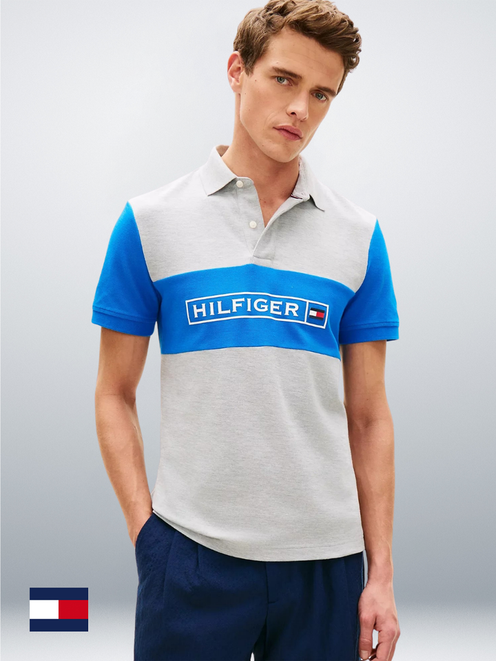 TH Men S/S Printed Polo MT-XM07333
