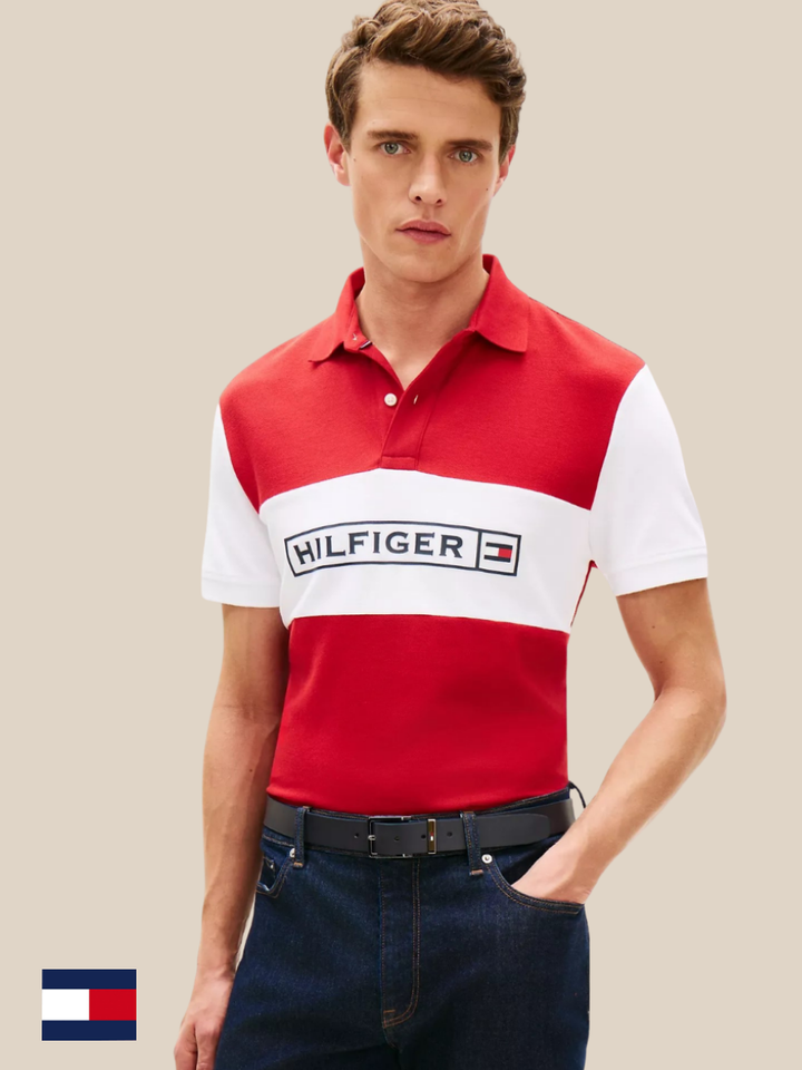 TH Men S/S Printed Polo MT-XM07333