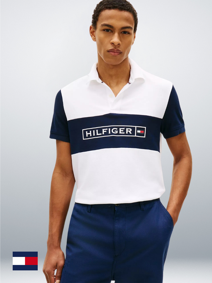TH Men S/S Printed Polo MT-XM07333