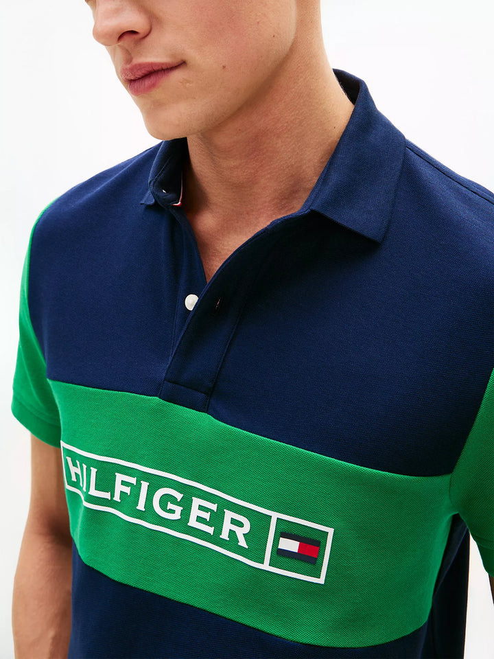 TH Men S/S Printed Polo MT-XM07333