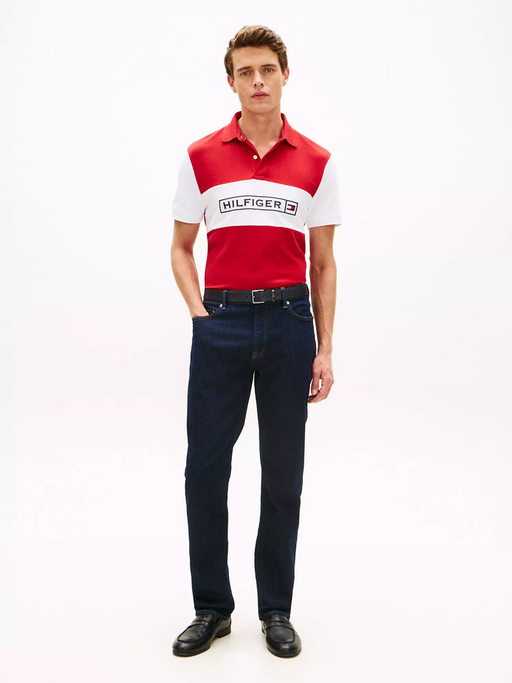 TH Men S/S Printed Polo MT-XM07333
