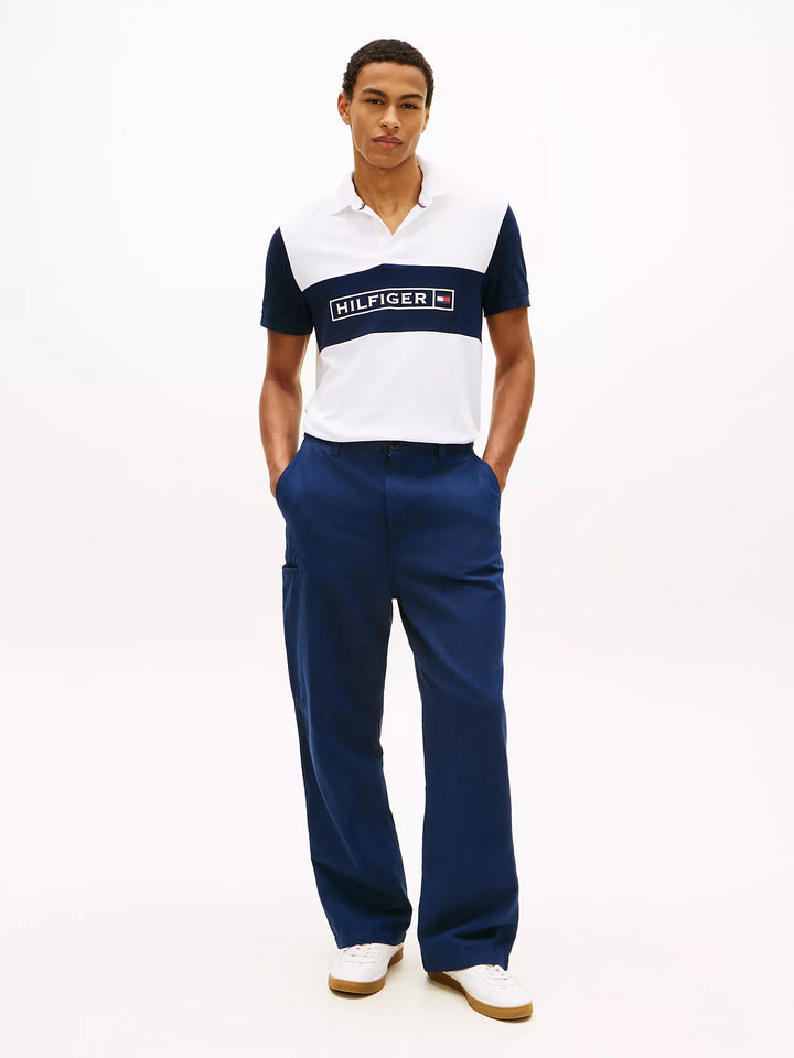 TH Men S/S Printed Polo MT-XM07333