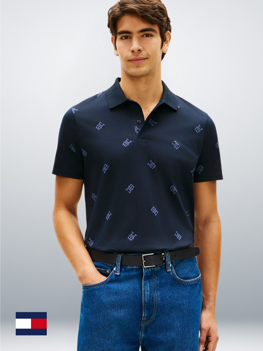 TH Men S/S (TH Printed) Polo MT-XM07339
