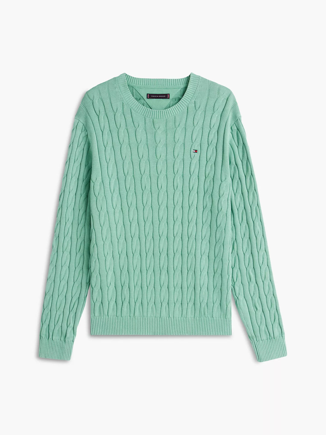 TH Men L/S R-Neck Cabel Knit Jersey MT-XM07920