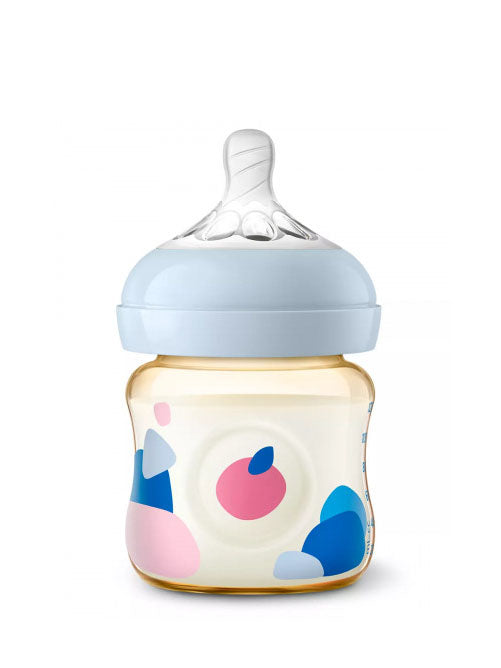 AP Baby Natural PPSU 4OZ 125ml PK OF 2 Feeding Bottle For 0m+ SCF581/20 ID 2292