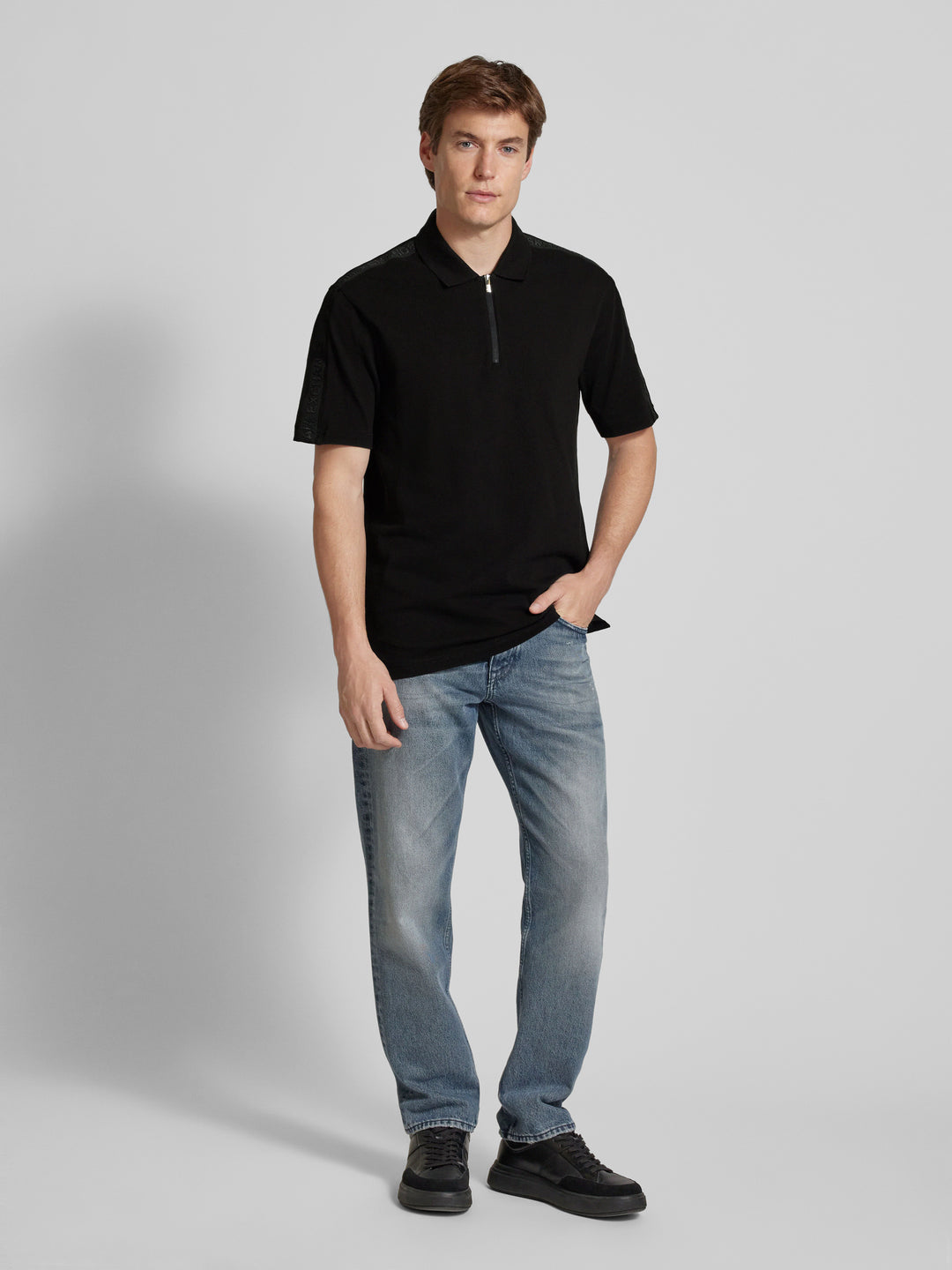 A/X Men S/S Zip Polo XM002707AF10366