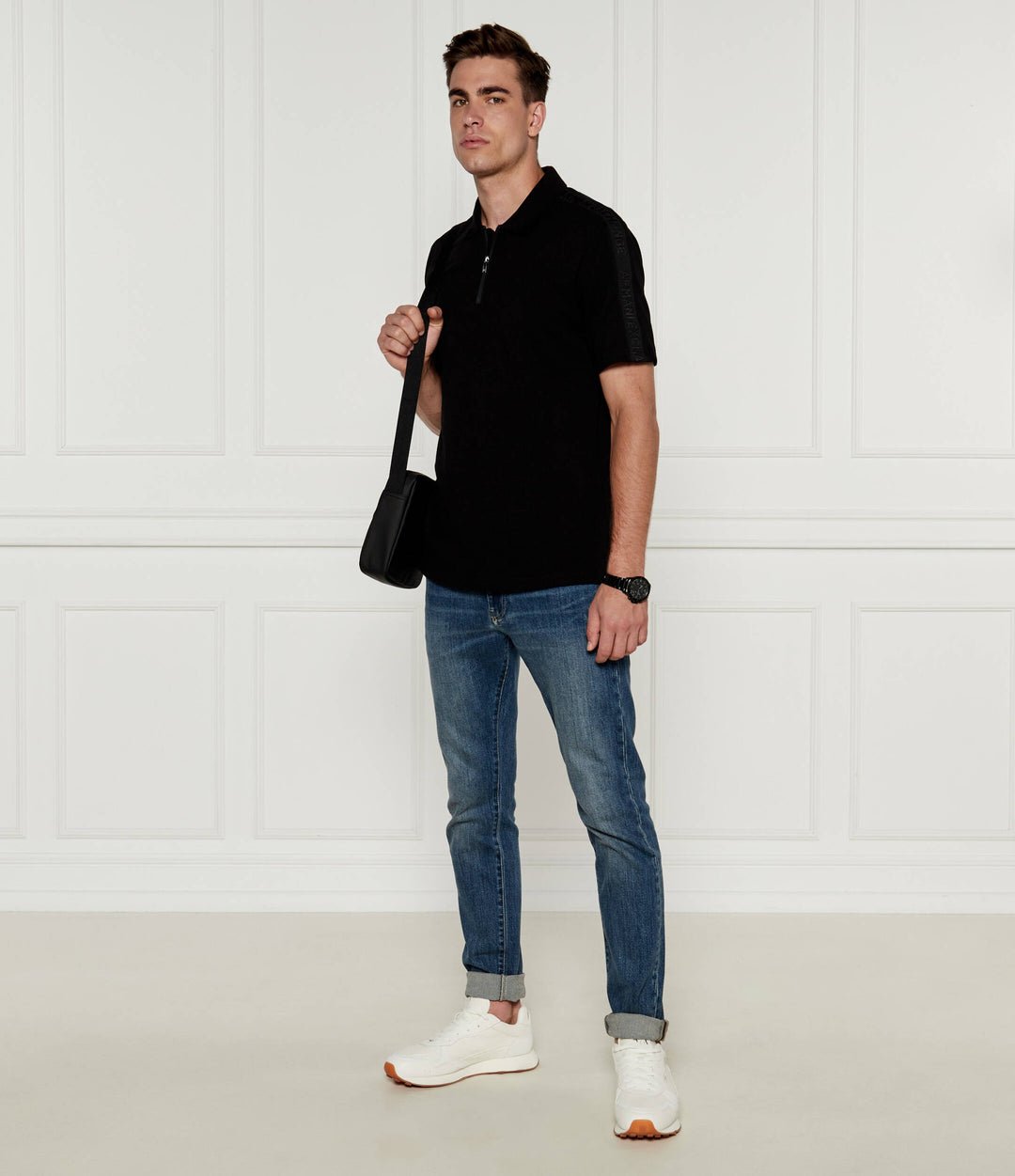 A/X Men S/S Zip Polo XM002707AF10366